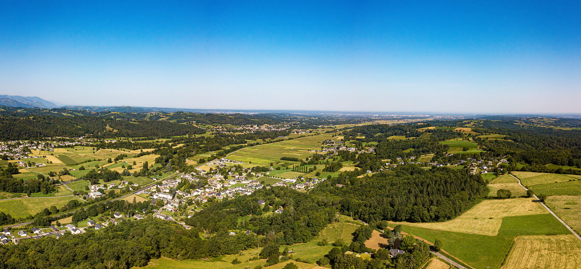 Vue générale de Larreule dans les Hautes-Pyrénées